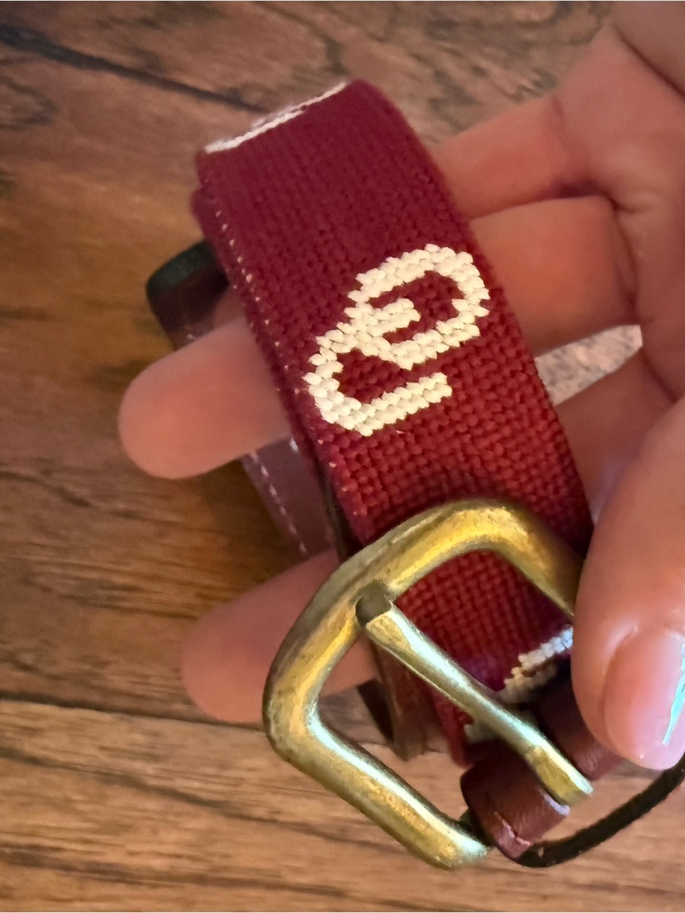 Kids University of Oklahoma OU Smathers & Branson Belt